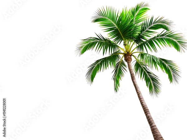 Obraz tropical palm tree, cut out. png