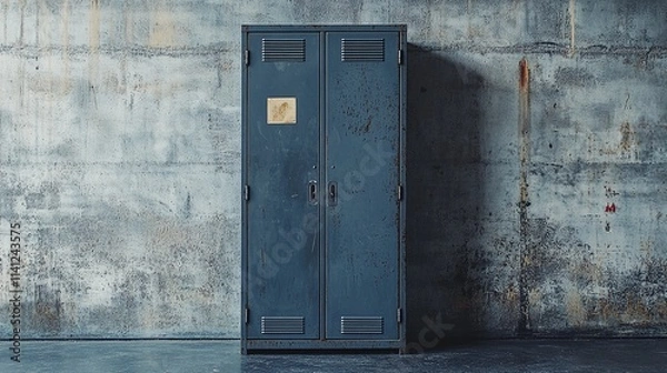 Fototapeta background featuring rows of lockers in minimalistic style.