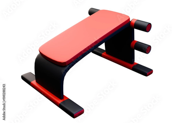 Obraz 3D low poly gym equipment icon