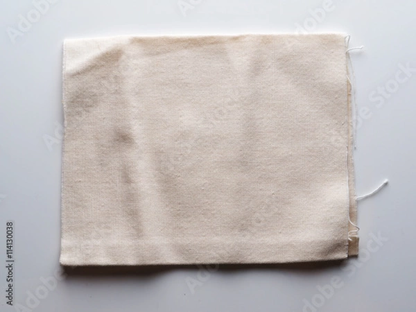 Fototapeta burlap on a gray background