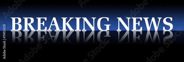 Fototapeta breaking news