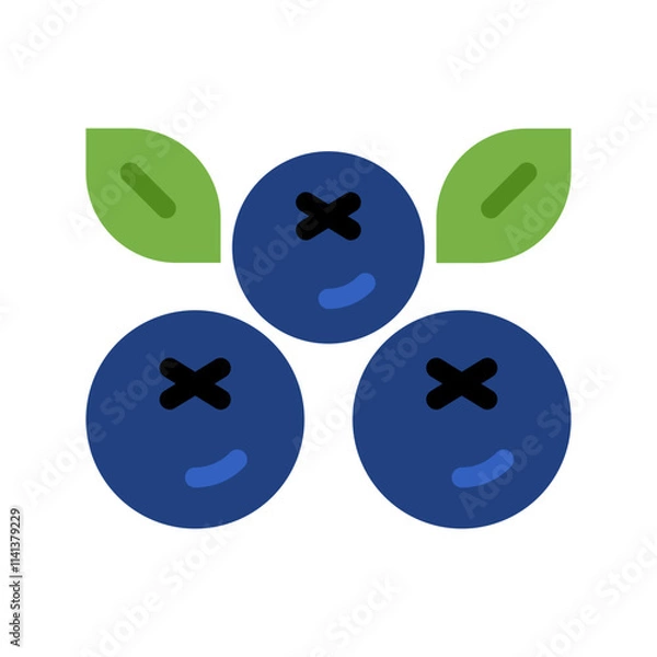 Obraz Blueberry Icon