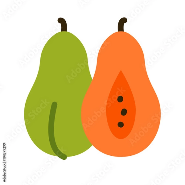Obraz Papaya Icon