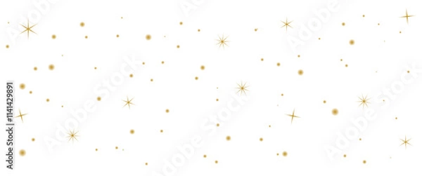 Obraz キラキラの金色の雪