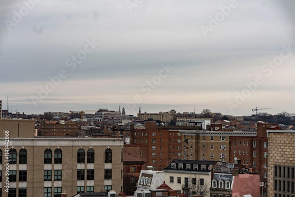 Obraz view of the city washington dc