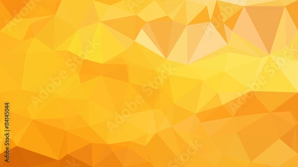 Fototapeta yellow triangulation, stylish texture abstraction