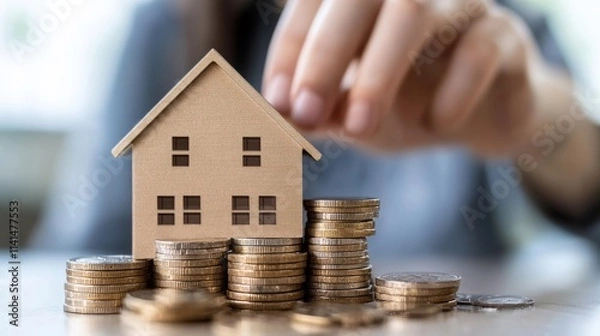 Obraz Image of borrowing a mortgage