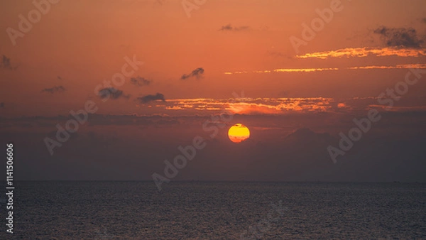 Obraz sunset in the sea