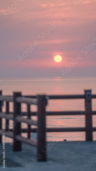 Obraz sunset over the sea