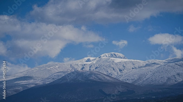 Obraz snow covered mountains
