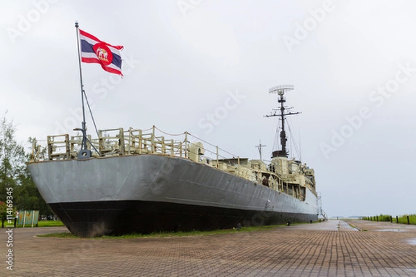 Obraz Thai old battle ship