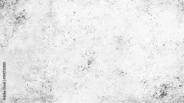 Fototapeta Fine texture of dust particles and grains scattered on a white background, evoking a sense of chaos and imperfection. Ideal for grunge, vintage, and abstract art styles or overlay effects