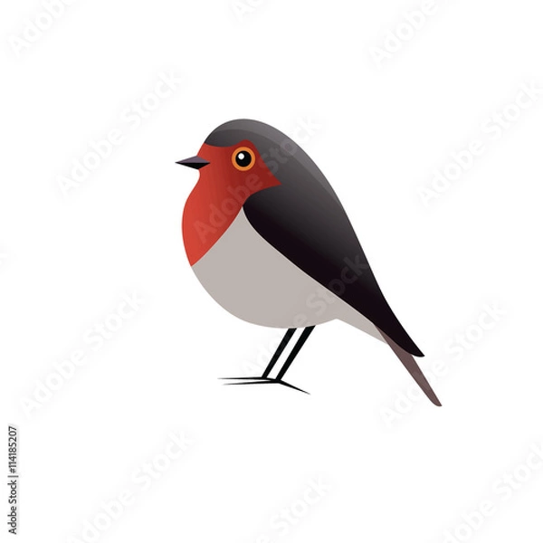 Fototapeta Robin Bird Vector