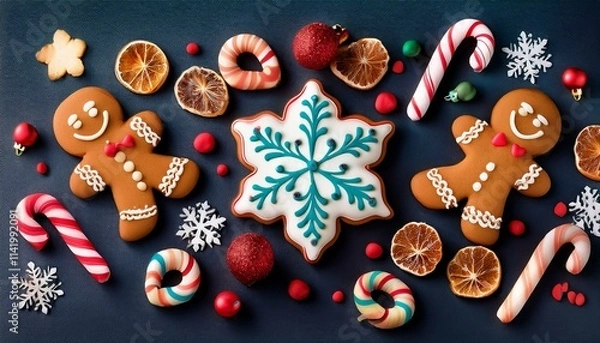 Obraz gingerbread cookies