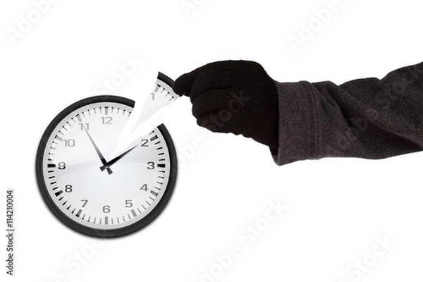 Fototapeta Time thief concept