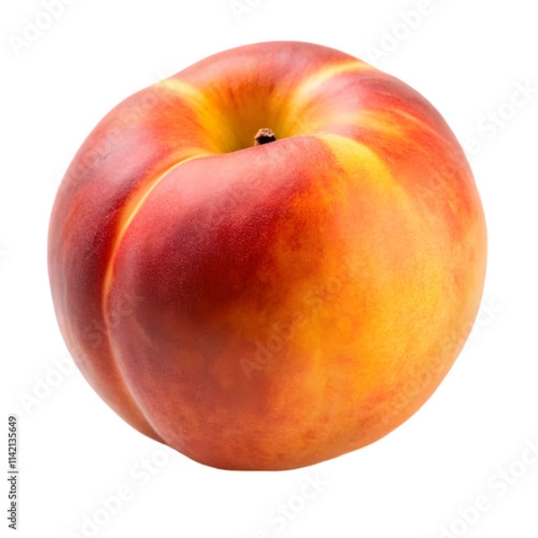 Obraz peache isolated on transparent background