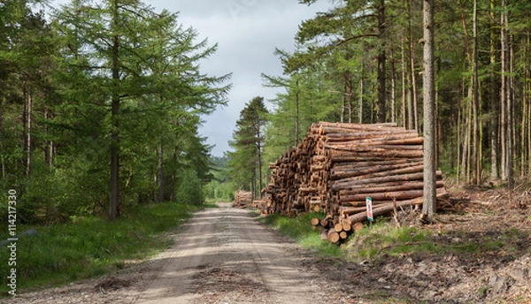 Obraz Logging in yorkshire