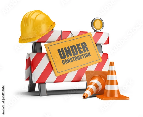 Fototapeta under construction