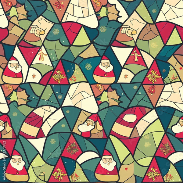 Obraz Christmas pattern