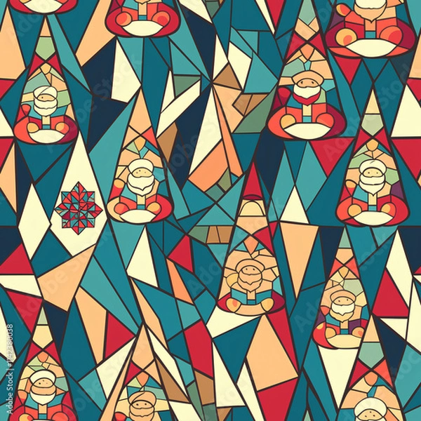 Obraz Christmas pattern