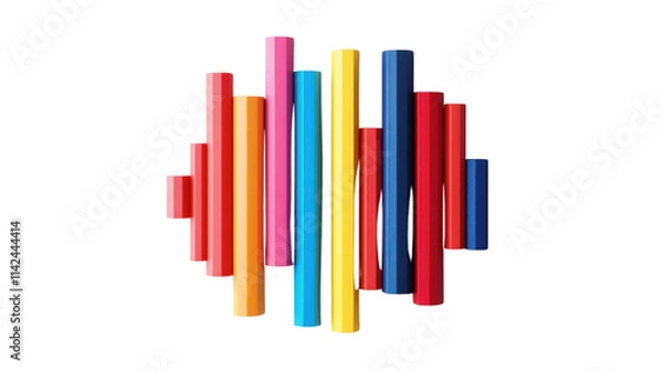 Obraz Abstract diagram, transparent background