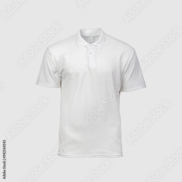 Fototapeta white isolated shirt Mockups Design, background generative ai.