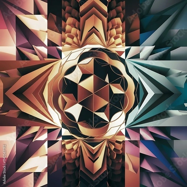 Obraz Mega set of geometric wallpapers