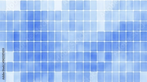 Fototapeta Seamless pattern of solar panel texture