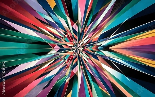 Obraz Abstract background with geometric pattern