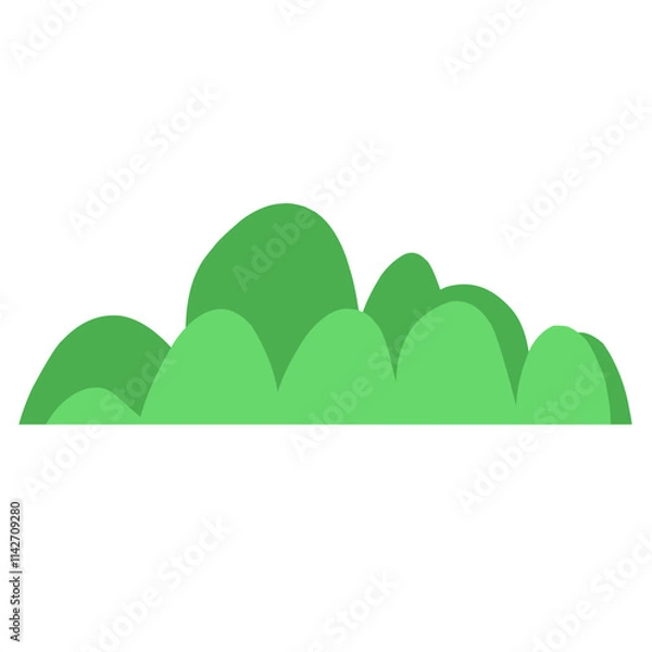 Fototapeta Hand Drawn Bush Vector