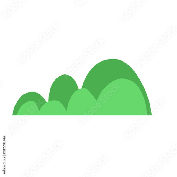Fototapeta Hand Drawn Bush Vector