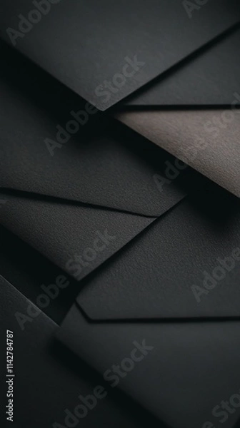 Fototapeta Luxury card featuring a velvet matte finish with subtle typography.