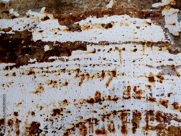 Fototapeta close-up detail of a rusty metal background