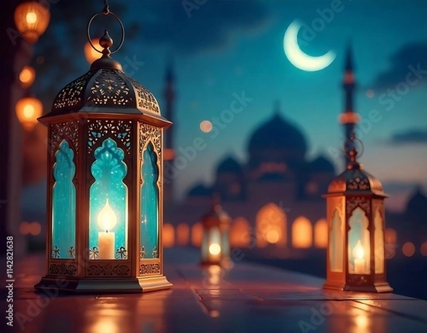 Obraz Happy Muslim Day Eid Mubarak Our all Muslim Special Day