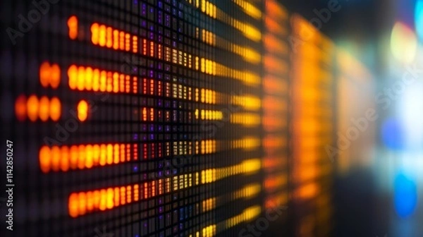 Fototapeta Modern Markets in Dim Light with Serene Color Palette