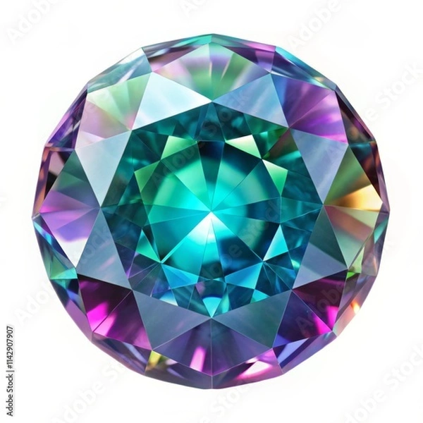 Fototapeta alexandrite gem, isolated