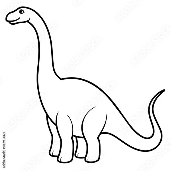 Fototapeta illustration of a dinosaur