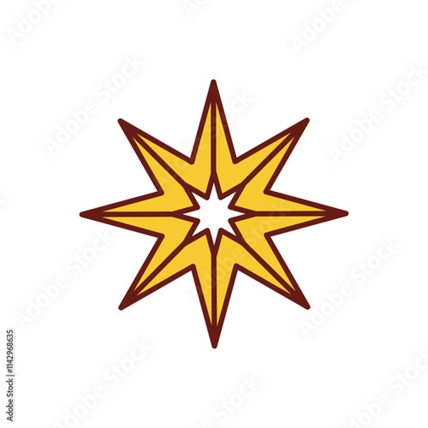 Fototapeta Star icon vector