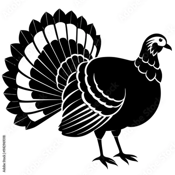Obraz vector illustration of turkey