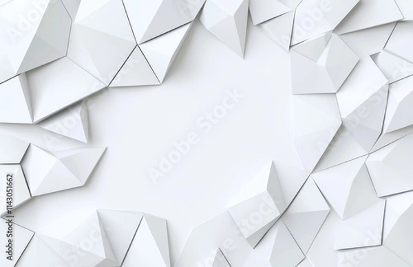 Obraz Transparent background with a triangle pattern, geometric design.