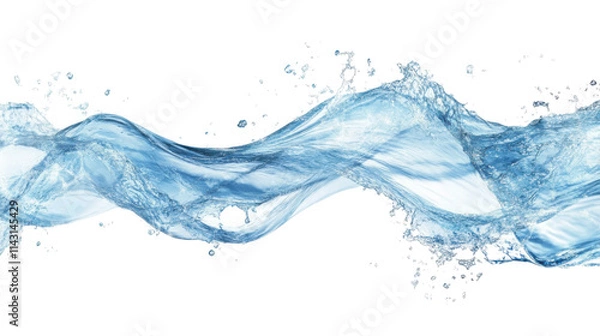 Fototapeta Water splash, transparent background