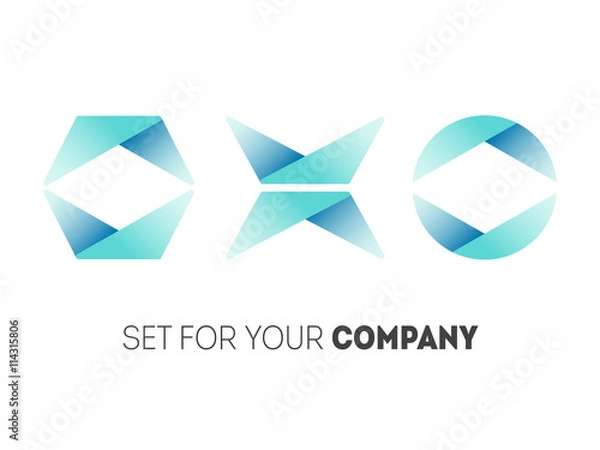 Fototapeta Abstract water drop logo