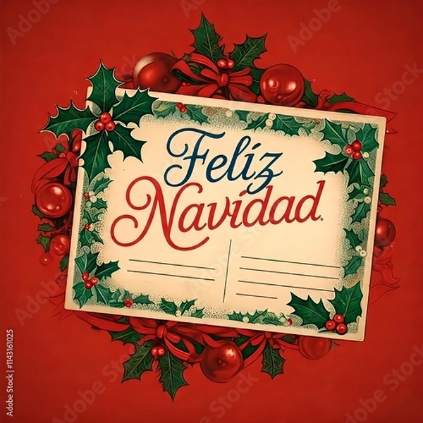 Fototapeta Feliz Navidad