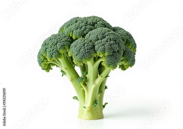 Fototapeta broccoli on a white background