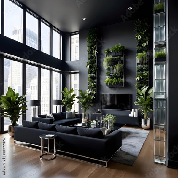 Fototapeta living room interior design