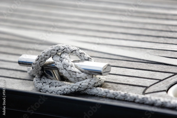 Obraz "Cleat hitch" knot on knight