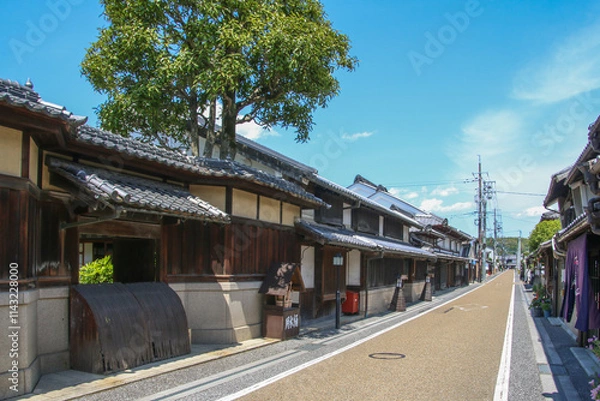Fototapeta 城東重要伝統的建造物群保存地区