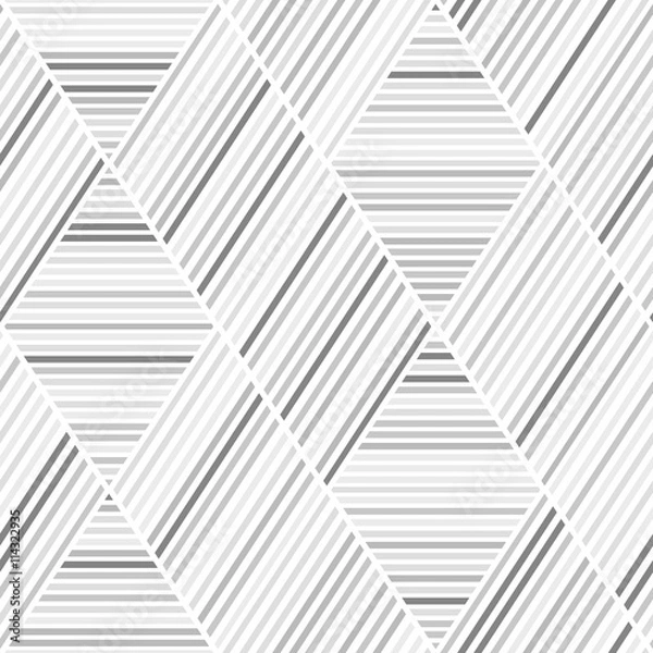 Obraz Grey and Brown Lines Seamless Pattern