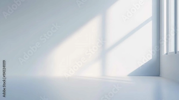 Fototapeta White Background of Gradient Smooth Texture in El