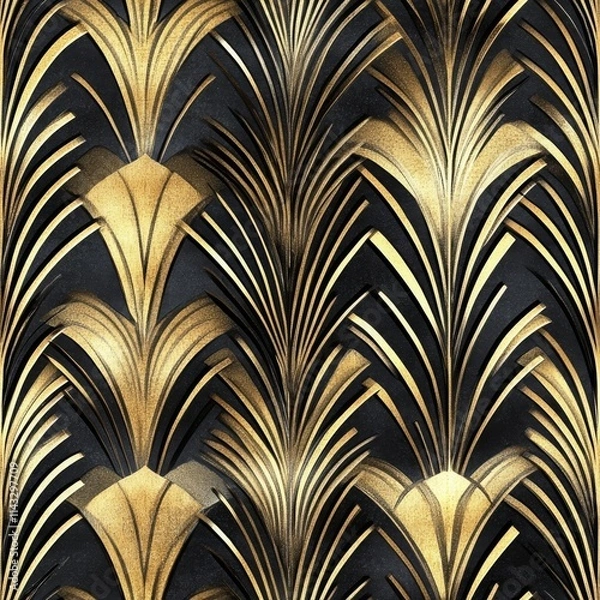 Obraz Elegant Art Deco Geometric Pattern Design